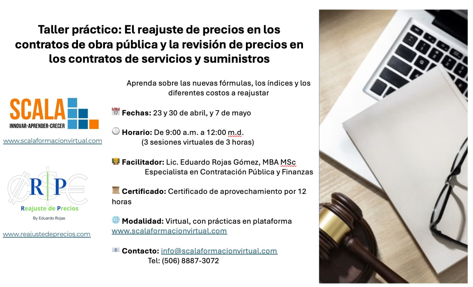 El Reajuste de Precios en los Contratos de Obra Pública y la Revisión de Precios en los Contratos de Servicios y Suministros