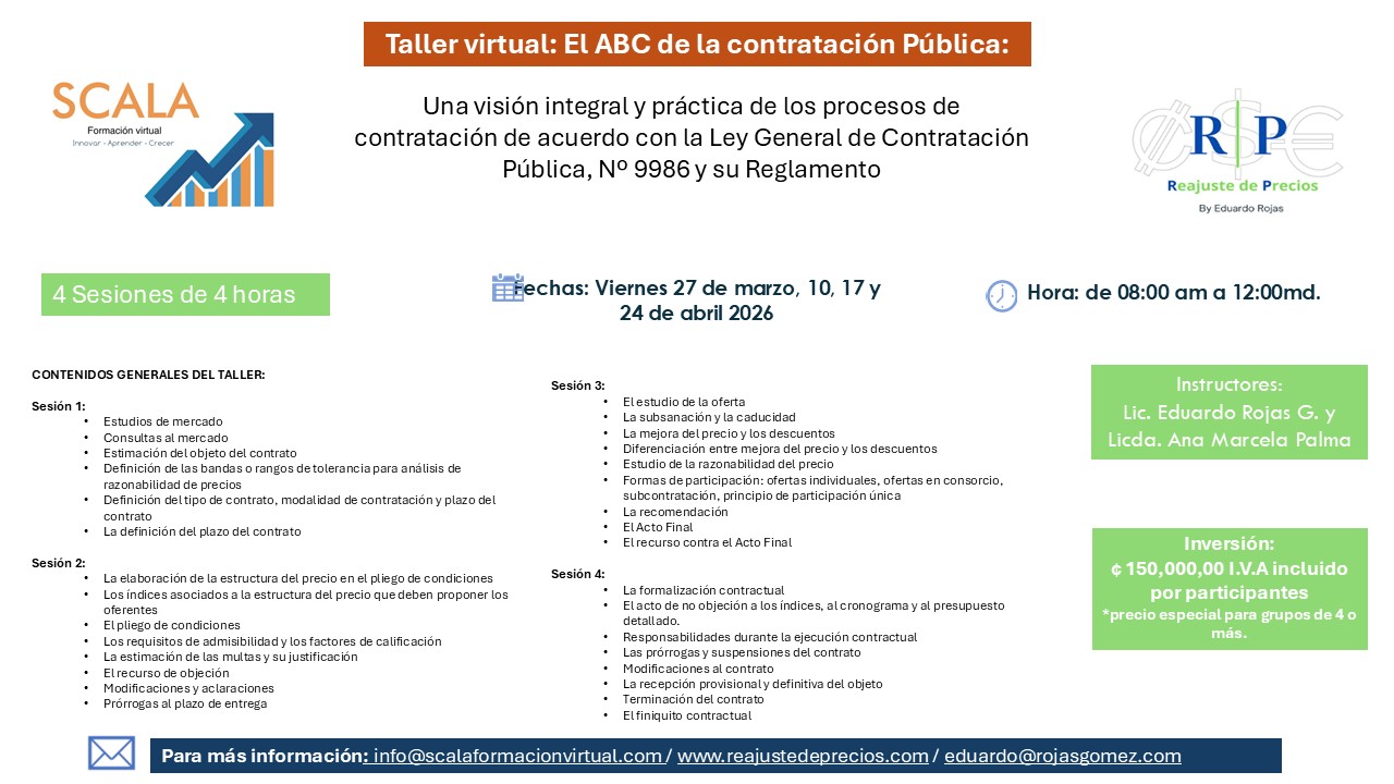Taller Práctico Virtual: El ABC de la Contratación Pública